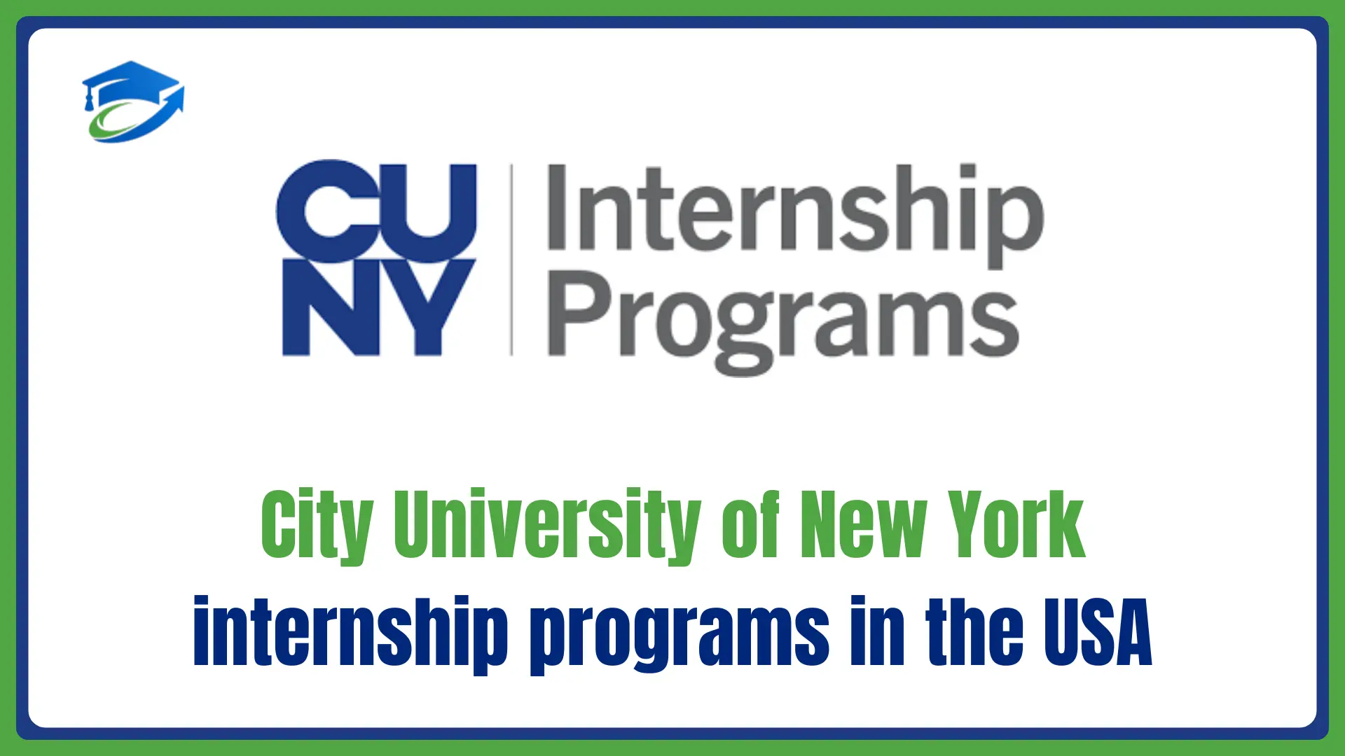 CUNY Internship Programs In United States
