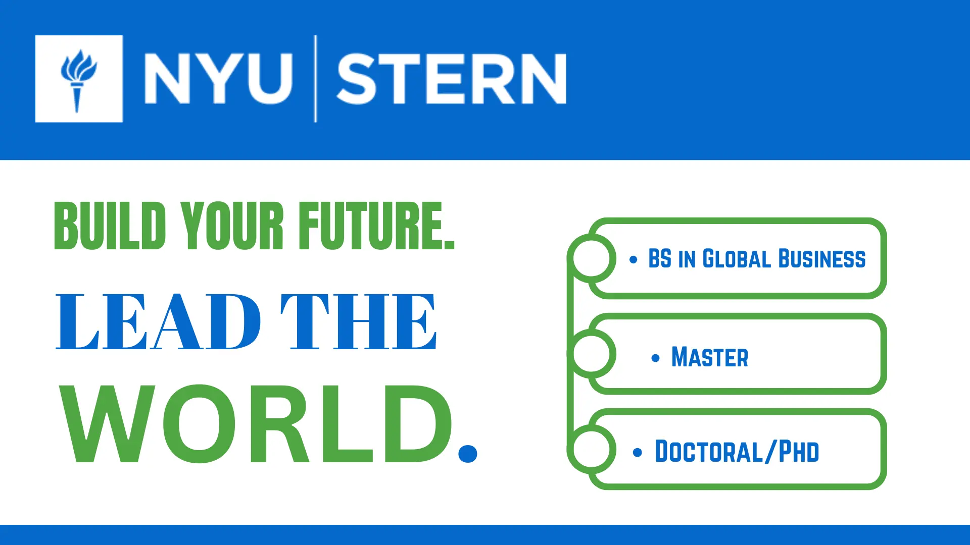 NYU Stern School of Business Scholarship Programs